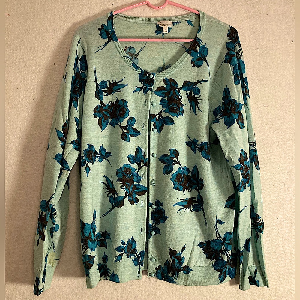 Talbots Wool Cardigan XXL